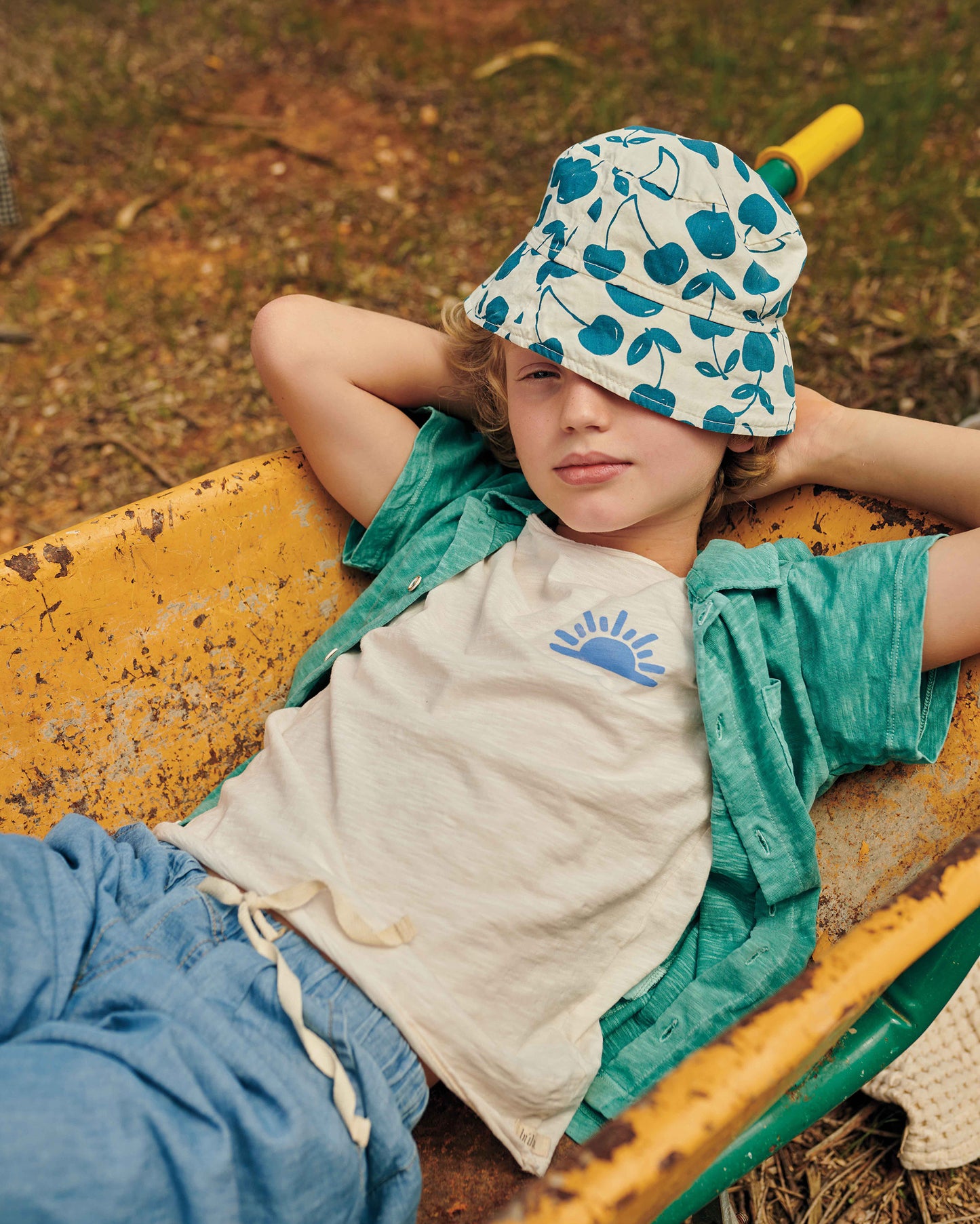 Jersey overshirt - garden