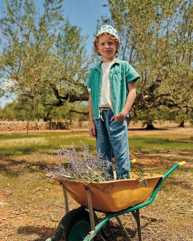 Jersey overshirt - garden