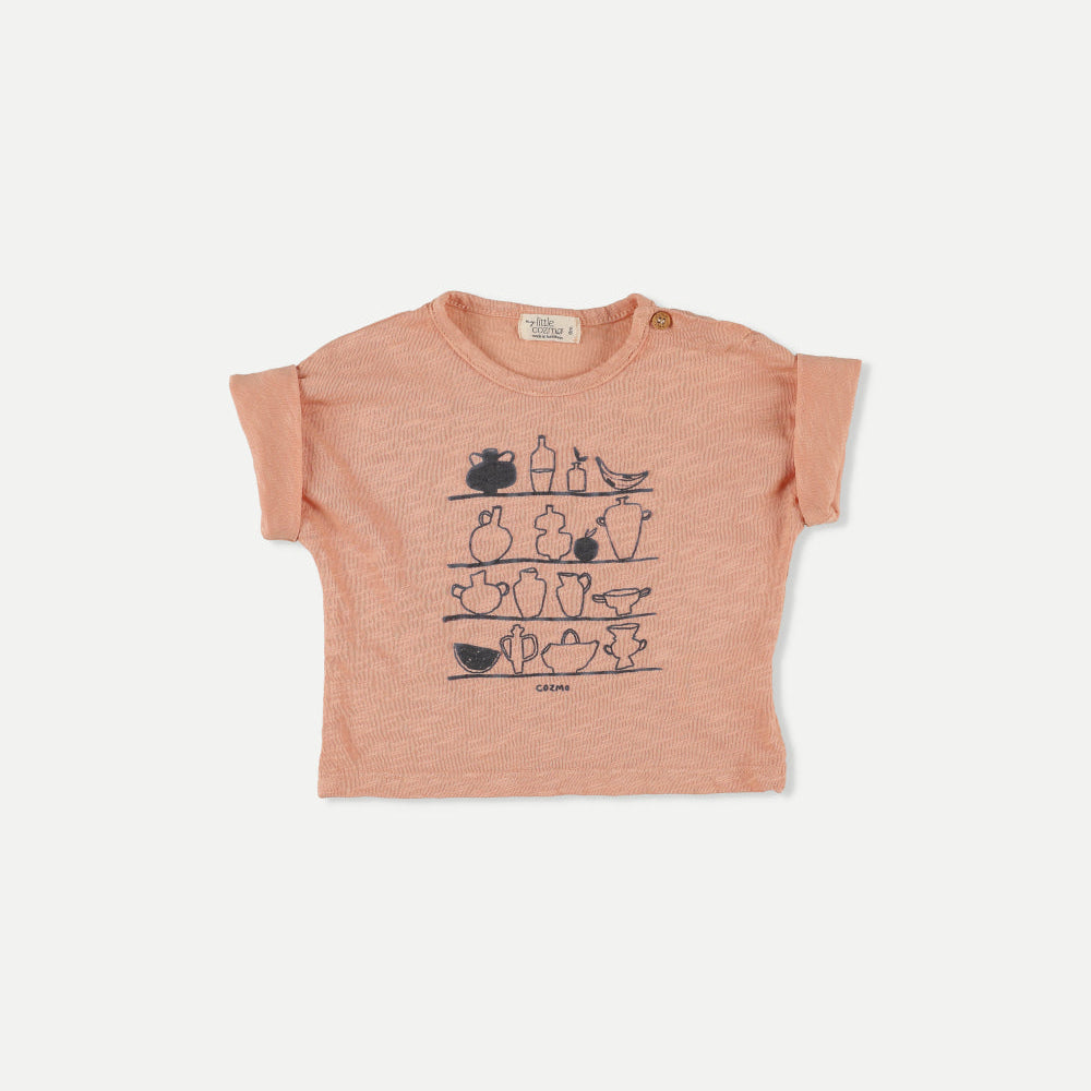 Lub print t-shirt pottery - pink