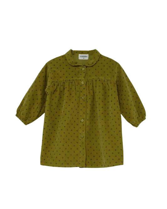 Lara Corduroy dress - green