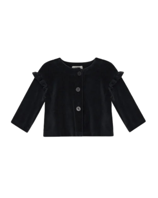 Lidya velour Ruffle jacket