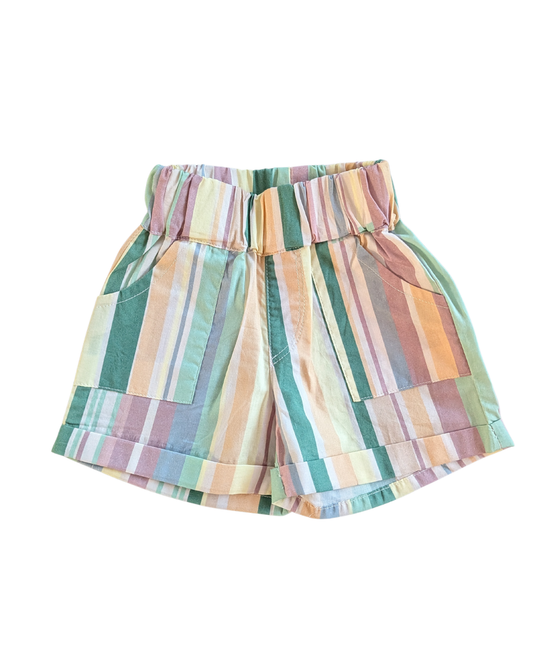 Baby short - Multi stripes