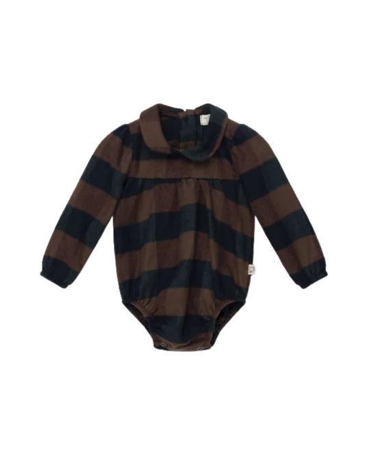 Clara Plaid Romper