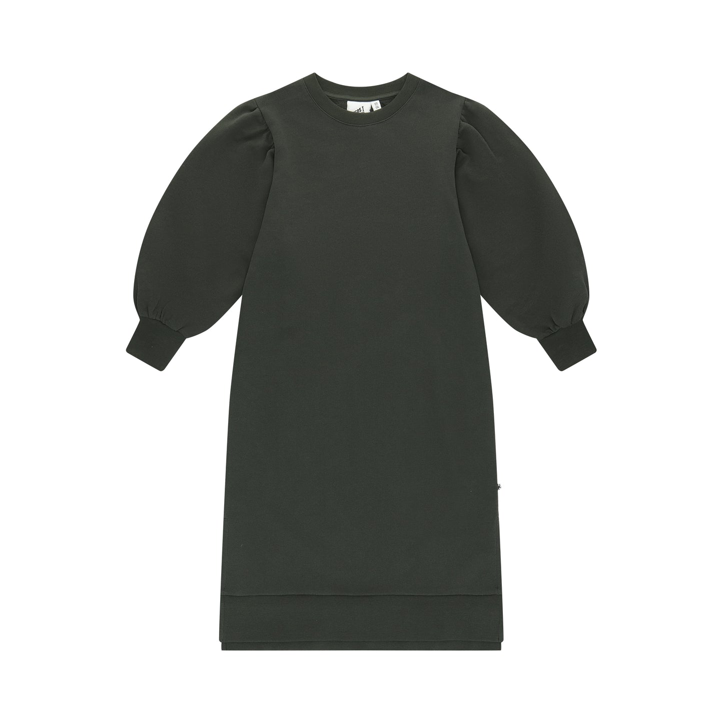 Puff sleeve sweater dress