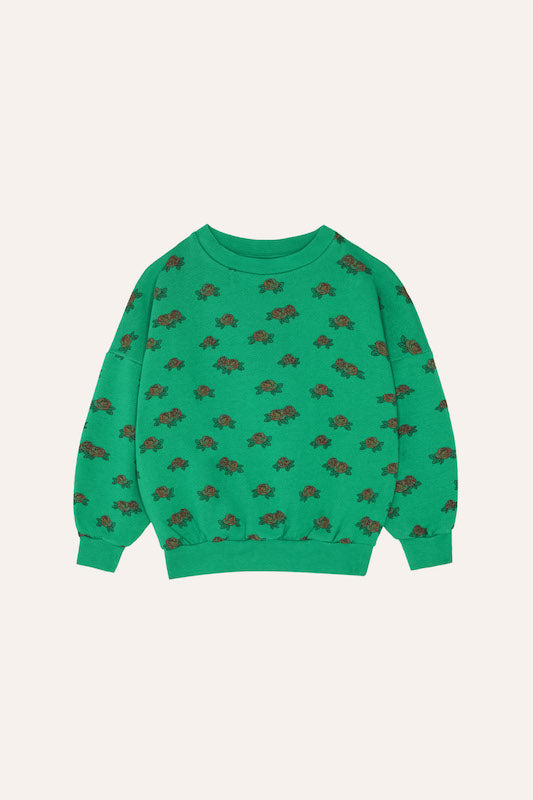 Flowers allover oversized sweatshirt