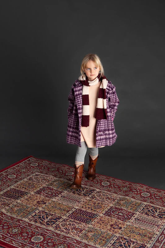 Vintage aubergine coat