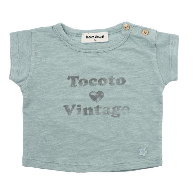 T-shirt - appelblauwzeegroen