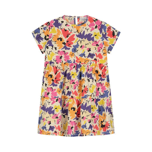 Augusta dress - painted flower