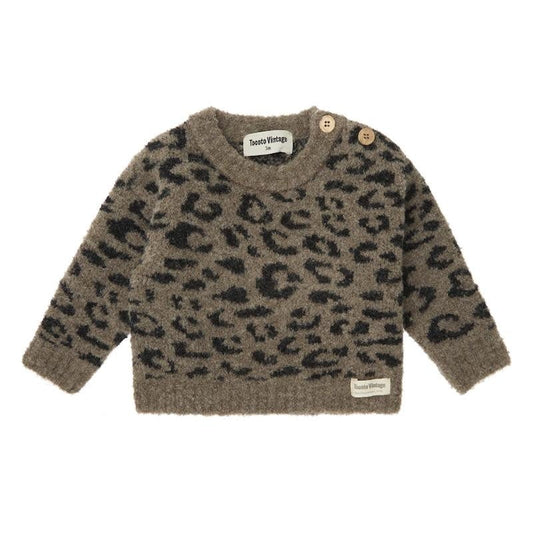 Animal print sweater