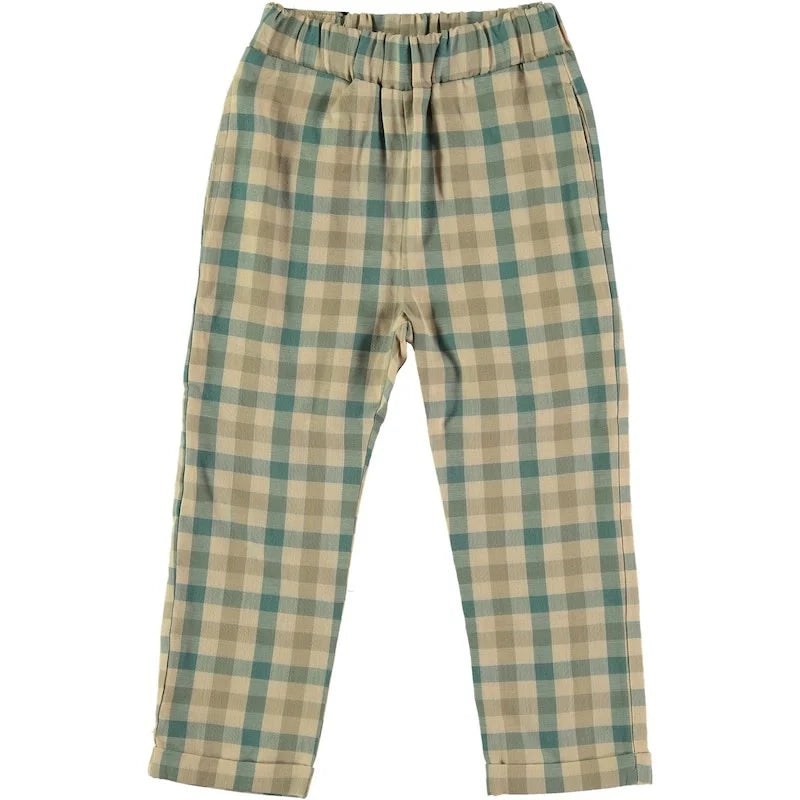 Mose agate woven trousers