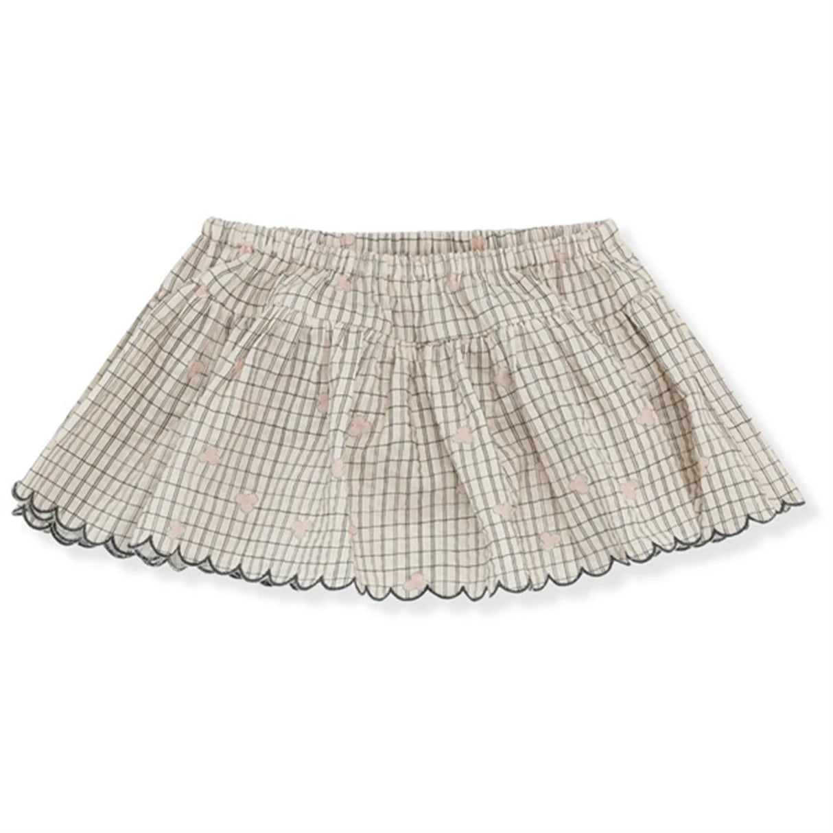 Bitsy frill bloomer - three leaf check